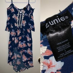 Girls Zunie Romper with Skirt Overlay size 7